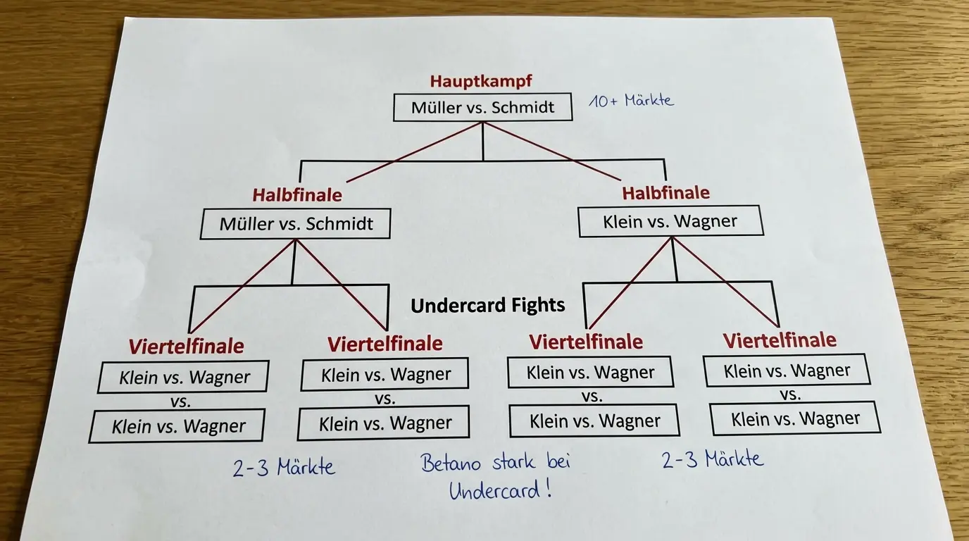 Betano Undercard-Abdeckung – Wettmärkte auf Vor- und Rahmenprogrammkämpfe bei Boxevents