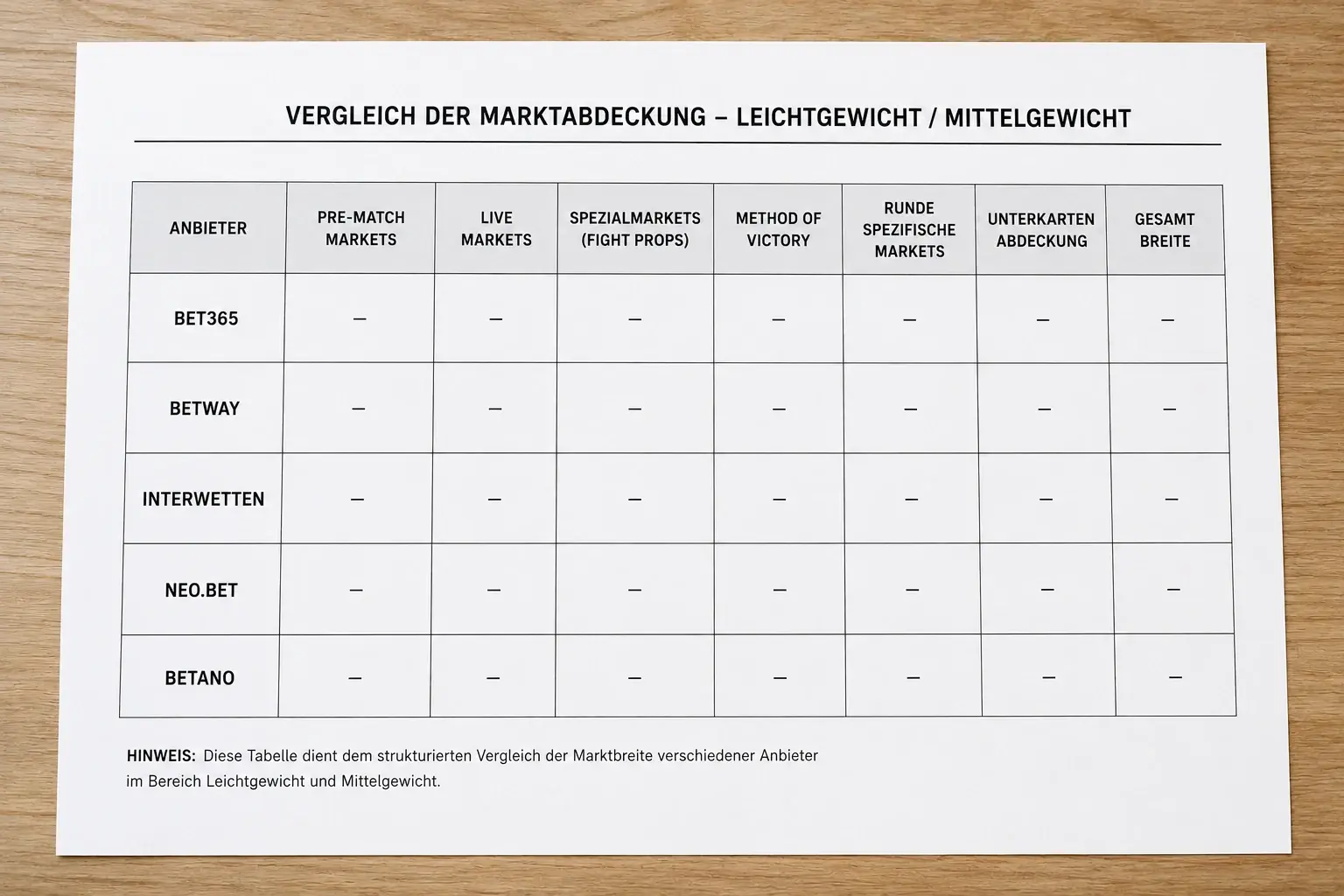 Vergleich von GGL-lizenzierten Anbietern für Boxen Futures-Märkte und Langzeitwetten