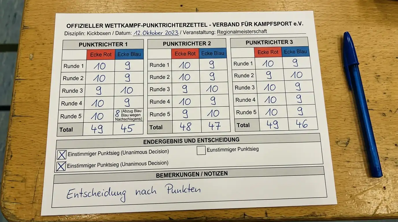 Punktsieg-Wette Boxen – Punkte-Entscheidung im Profiboxen, Punktrichtertafel und Wettmarkt-Analyse