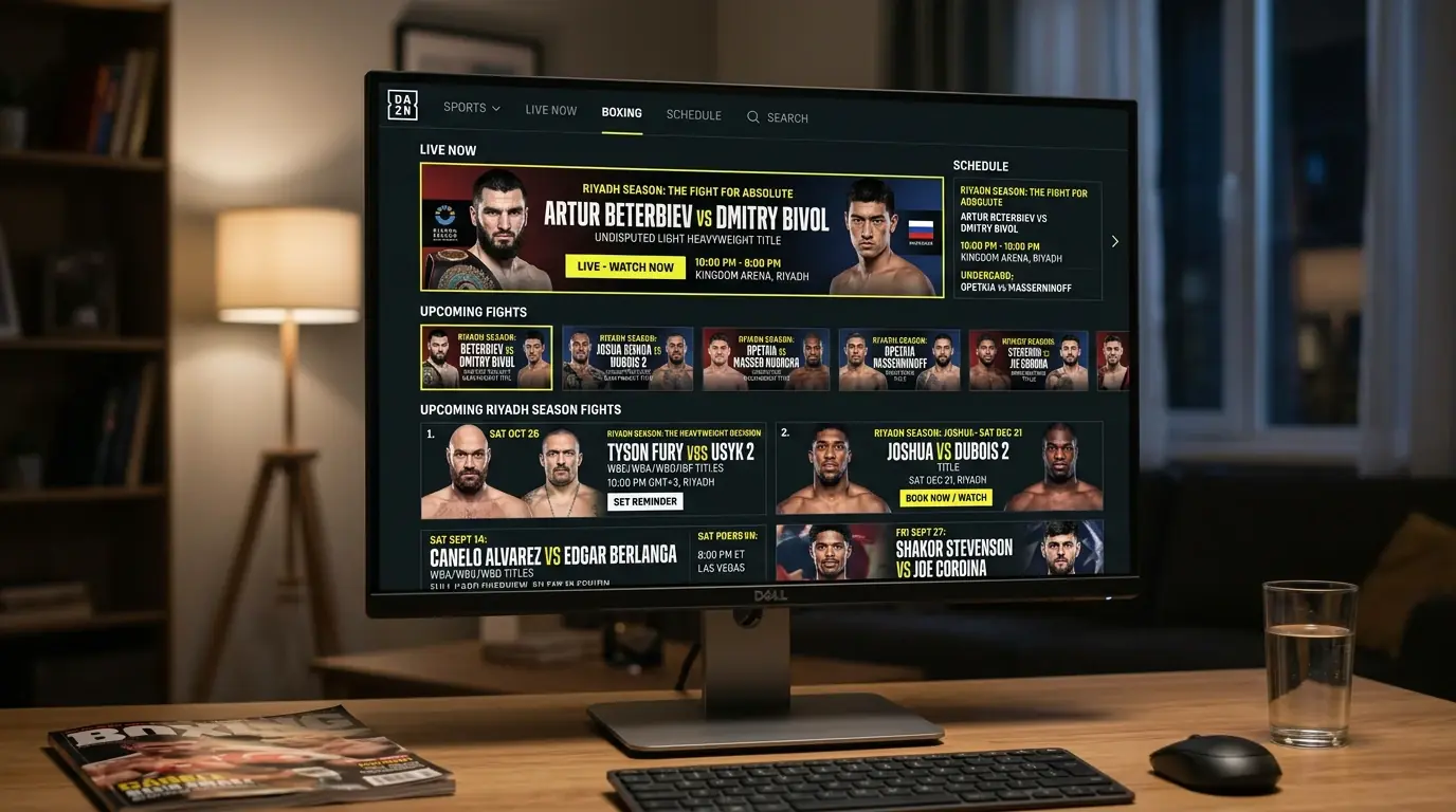 DAZN als Boxen-Streaming-Hub in Deutschland – Live-Übertragungen und Bedeutung für Live-Wetten