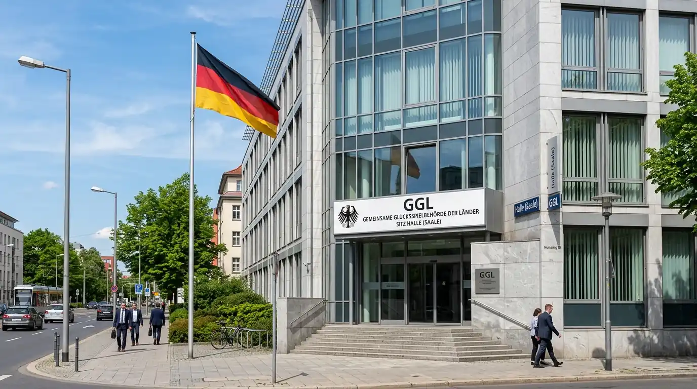 Die GGL-Behörde in Halle an der Saale – Sitz der Gemeinsamen Glücksspielbehörde der Länder und zentrale Lizenzierungsstelle