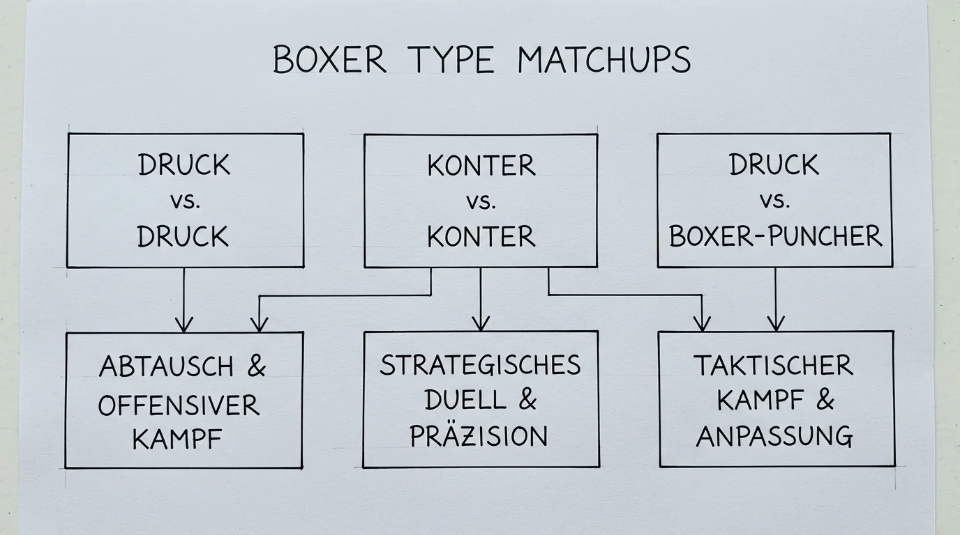 Stilmatchup-Analyse Druckkämpfer gegen Konterpuncher – Einfluss auf Runden- und Methodenwetten